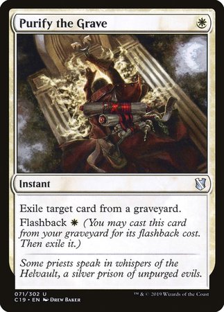 Purify the Grave [Commander 2019] | Exor Games Bridgewater