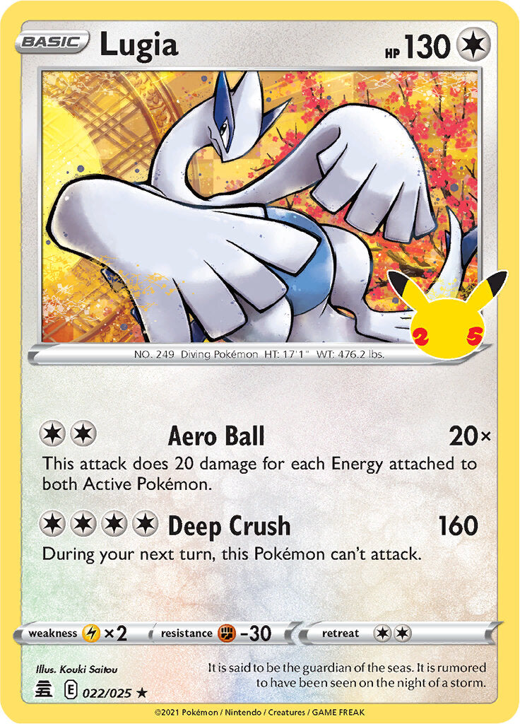 Lugia (022/025) [Celebrations: 25th Anniversary] | Exor Games Bridgewater