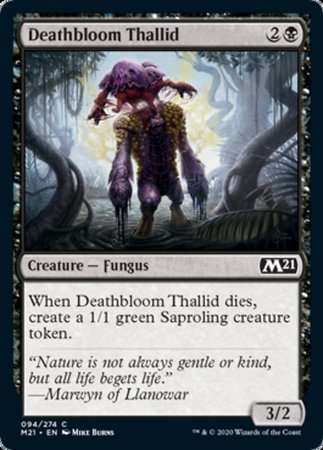 Deathbloom Thallid [Core Set 2021] | Exor Games Bridgewater