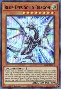 Blue-Eyes Solid Dragon (Blue) [LDS2-EN014] Ultra Rare | Exor Games Bridgewater