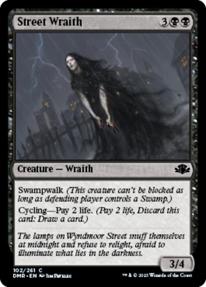 Street Wraith [Dominaria Remastered] | Exor Games Bridgewater