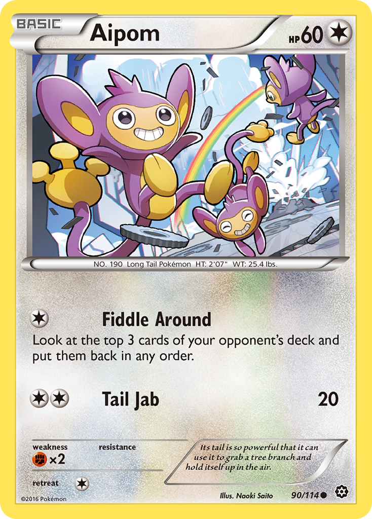 Aipom (90/114) [XY: Steam Siege] | Exor Games Bridgewater