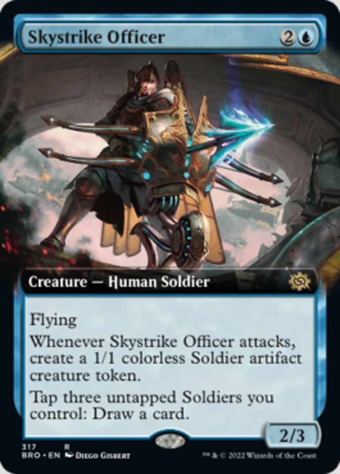 Skystrike Officer (Extended Art) [The Brothers' War] | Exor Games Bridgewater