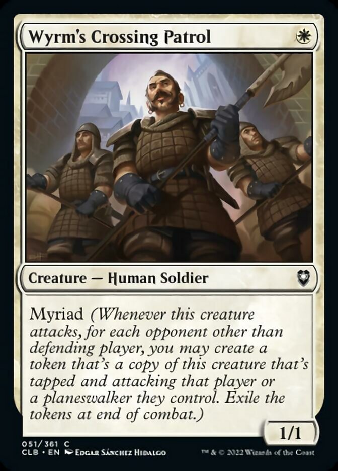 Wyrm's Crossing Patrol [Commander Legends: Battle for Baldur's Gate] | Exor Games Bridgewater