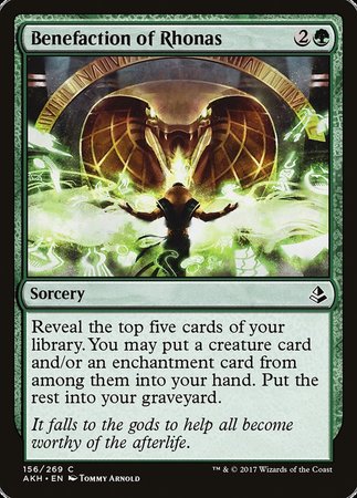 Benefaction of Rhonas [Amonkhet] | Exor Games Bridgewater