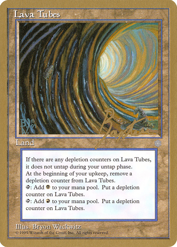 Lava Tubes (George Baxter) [Pro Tour Collector Set] | Exor Games Bridgewater