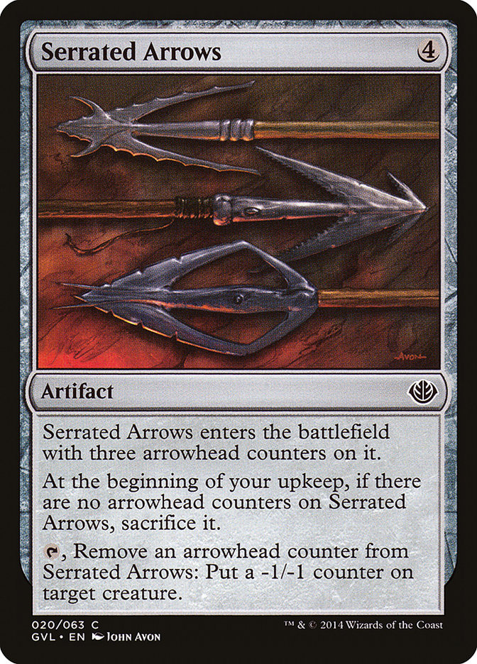 Serrated Arrows (Garruk vs. Liliana) [Duel Decks Anthology] | Exor Games Bridgewater