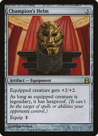 Champion's Helm [Commander 2011] | Exor Games Bridgewater