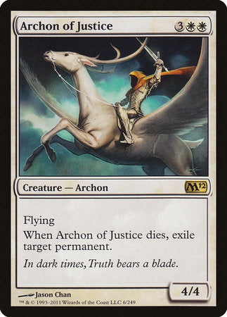 Archon of Justice [Magic 2012] | Exor Games Bridgewater