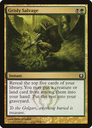 Grisly Salvage [Return to Ravnica] | Exor Games Bridgewater