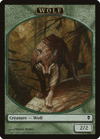 Wolf Token [Zendikar Tokens] | Exor Games Bridgewater