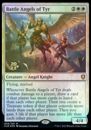 Battle Angels of Tyr [Commander Legends: Battle for Baldur's Gate Prerelease Promos] | Exor Games Bridgewater