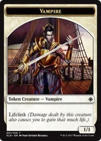 Vampire // Treasure Double-sided Token [Ixalan Tokens] | Exor Games Bridgewater