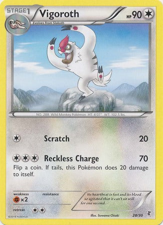 Vigoroth (28/30) [XY: Trainer Kit 1 - Bisharp] | Exor Games Bridgewater