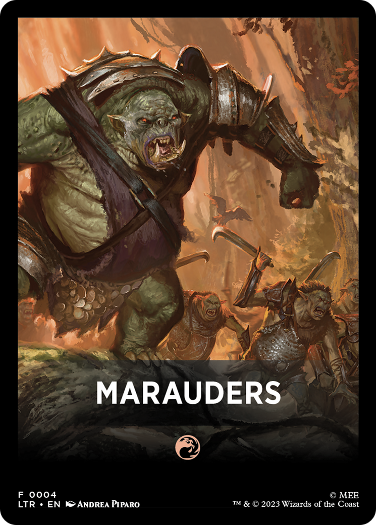 Marauders Theme Card [The Lord of the Rings: Tales of Middle-Earth Tokens] | Exor Games Bridgewater