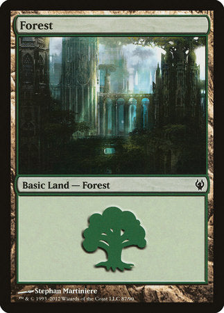 Forest (87) [Duel Decks: Izzet vs. Golgari] | Exor Games Bridgewater