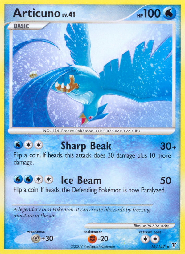 Articuno (16/147) [Platinum: Supreme Victors] | Exor Games Bridgewater