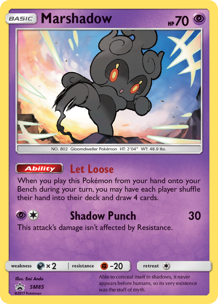 Marshadow (SM85) [Sun & Moon: Black Star Promos] | Exor Games Bridgewater