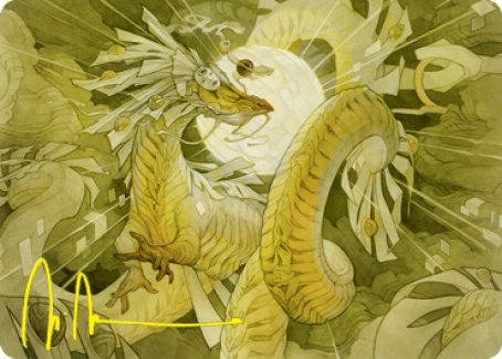 Brilliant Restoration Art Card (Gold-Stamped Signature) [Kamigawa: Neon Dynasty Art Series] | Exor Games Bridgewater