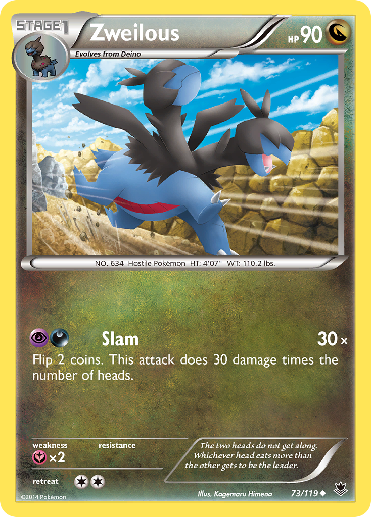 Zweilous (73/119) [XY: Phantom Forces] | Exor Games Bridgewater