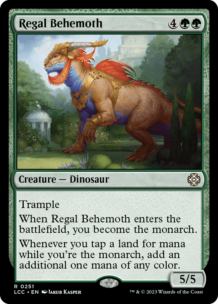 Regal Behemoth [The Lost Caverns of Ixalan Commander] | Exor Games Bridgewater