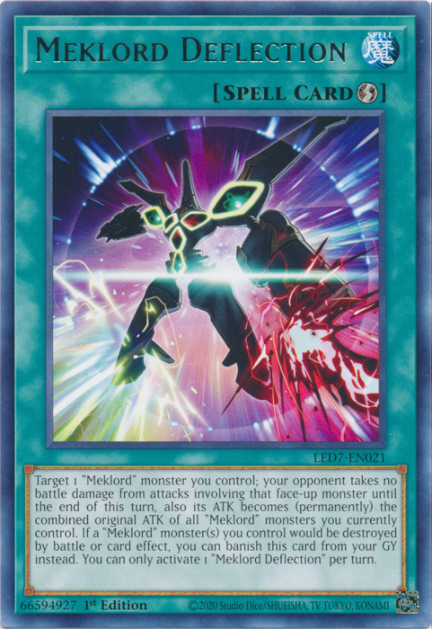 Meklord Deflection [LED7-EN021] Rare | Exor Games Bridgewater