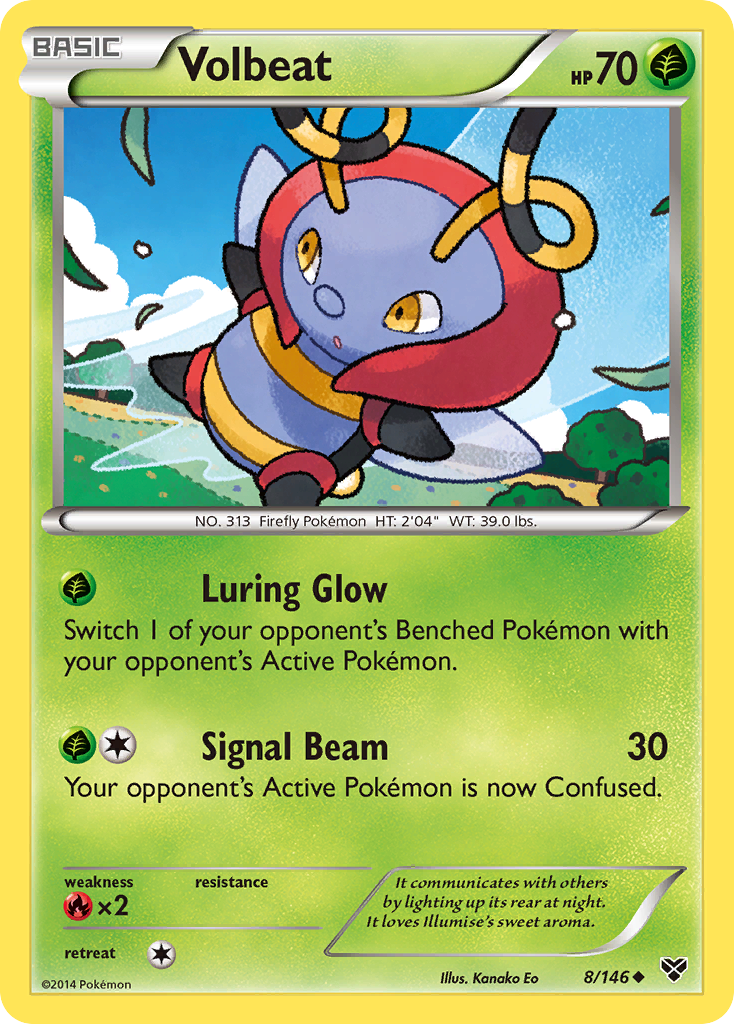 Volbeat (8/146) [XY: Base Set] | Exor Games Bridgewater