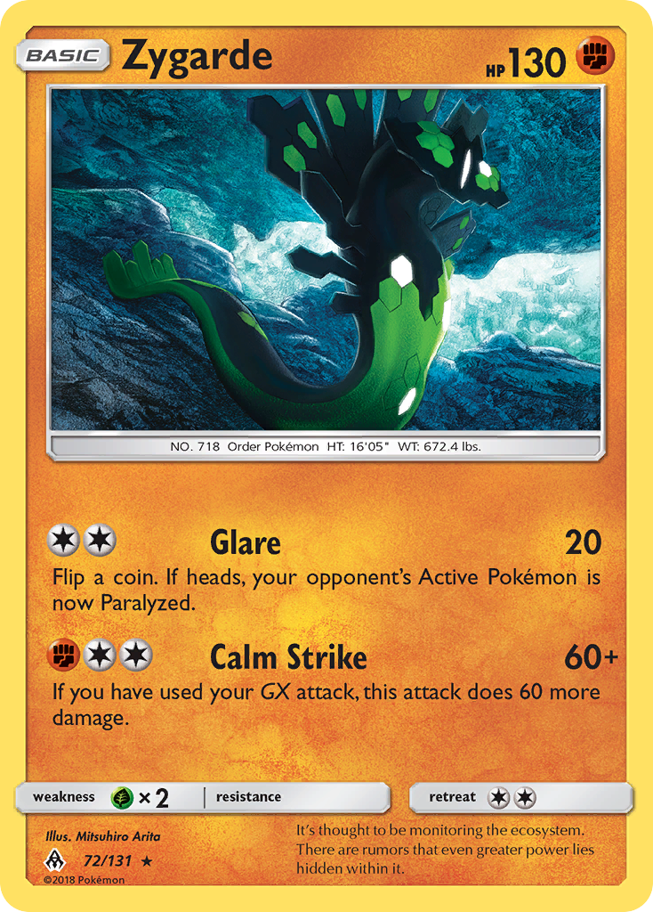 Zygarde (72/131) [Sun & Moon: Forbidden Light] | Exor Games Bridgewater