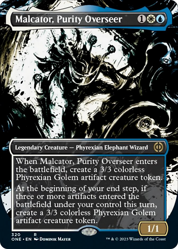 Malcator, Purity Overseer (Borderless Ichor) [Phyrexia: All Will Be One] | Exor Games Bridgewater