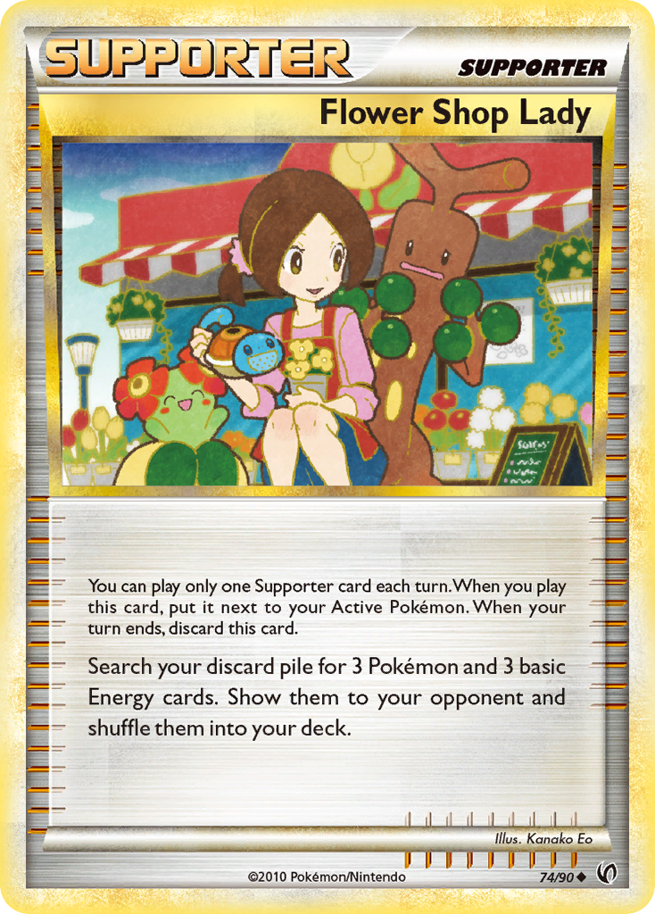 Flower Shop Lady (74/90) [HeartGold & SoulSilver: Undaunted] | Exor Games Bridgewater