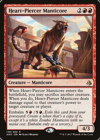 Heart-Piercer Manticore [Amonkhet] | Exor Games Bridgewater