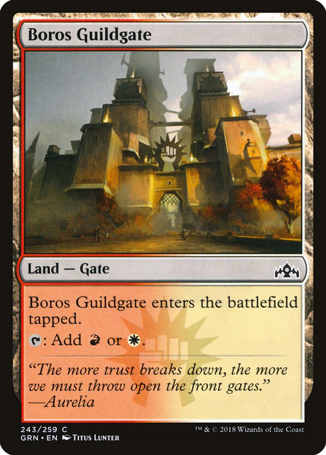 Boros Guildgate (243/259) [Guilds of Ravnica] | Exor Games Bridgewater