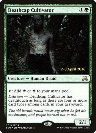 Deathcap Cultivator [Shadows over Innistrad Promos] | Exor Games Bridgewater