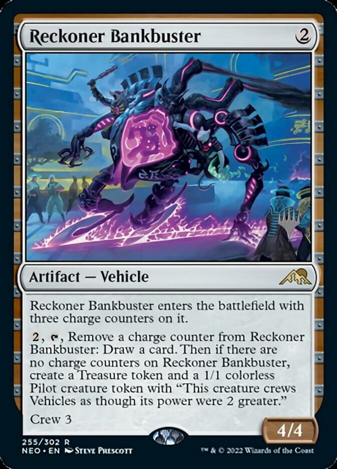 Reckoner Bankbuster (Promo Pack) [Kamigawa: Neon Dynasty Promos] | Exor Games Bridgewater