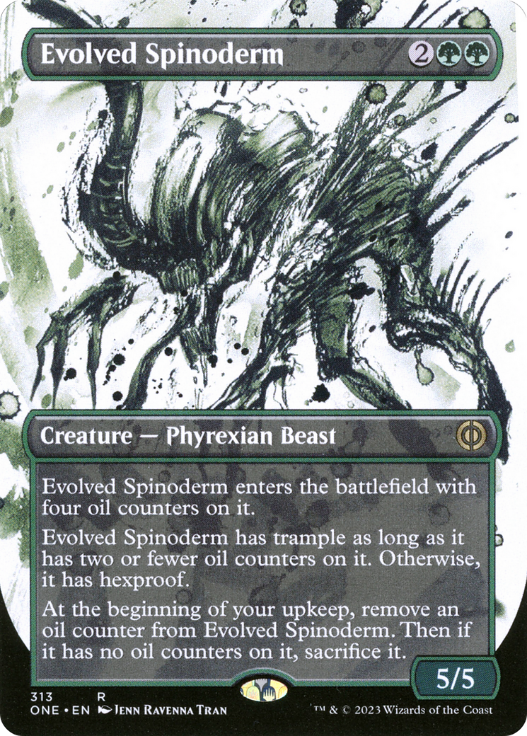 Evolved Spinoderm (Borderless Ichor) [Phyrexia: All Will Be One] | Exor Games Bridgewater