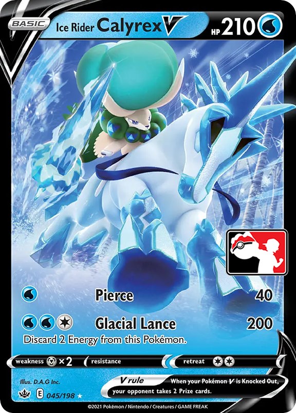 Ice Rider Calyrex V (045/198) [Prize Pack Series One] | Exor Games Bridgewater