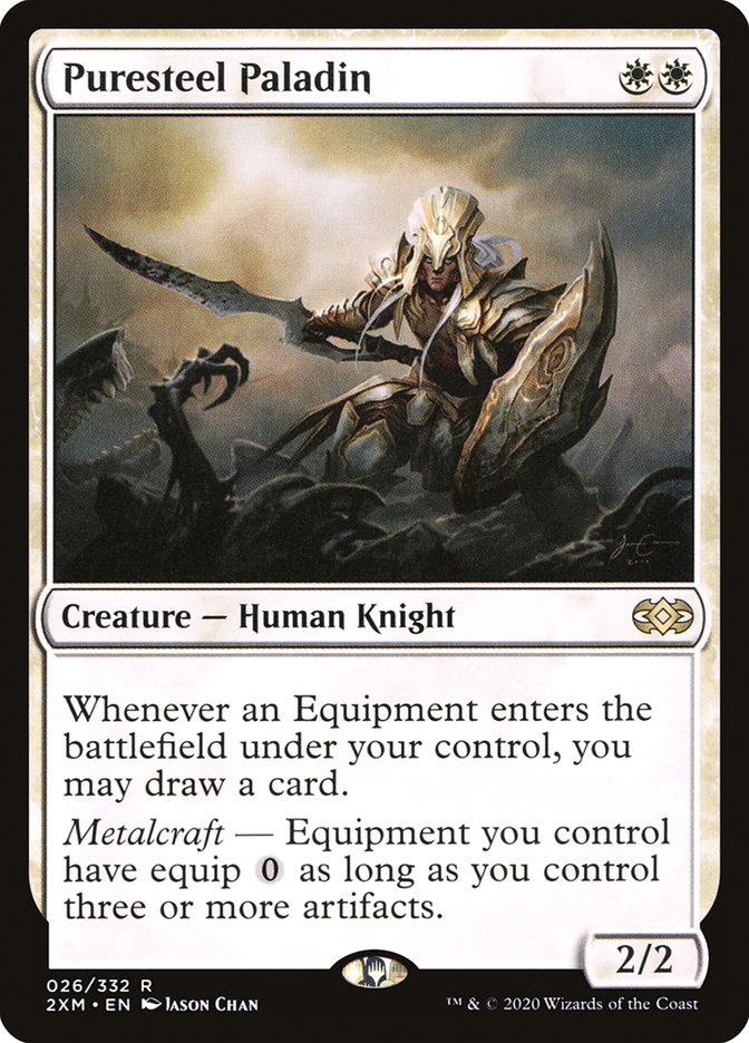 Puresteel Paladin [Double Masters] | Exor Games Bridgewater