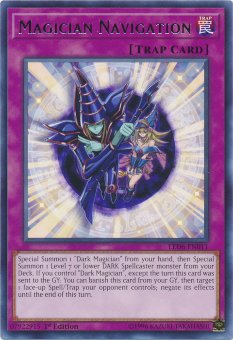 Magician Navigation [LED6-EN011] Rare | Exor Games Bridgewater