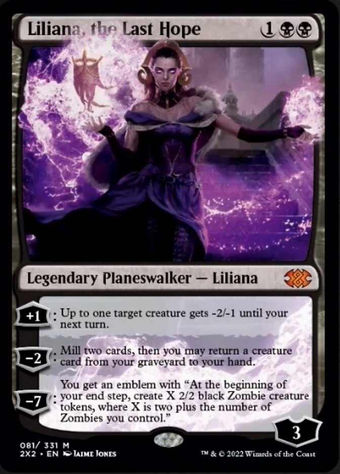 Liliana, the Last Hope [Double Masters 2022] | Exor Games Bridgewater