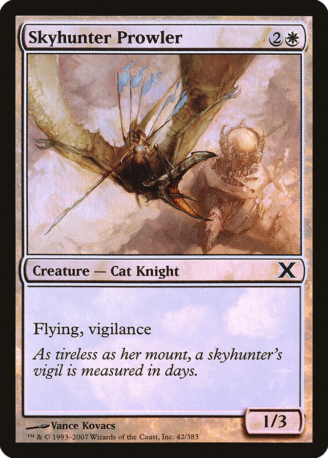 Skyhunter Prowler (Premium Foil) [Tenth Edition] | Exor Games Bridgewater