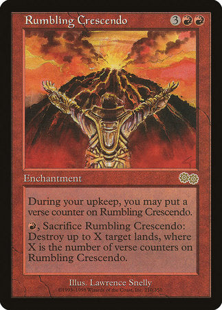 Rumbling Crescendo [Urza's Saga] | Exor Games Bridgewater