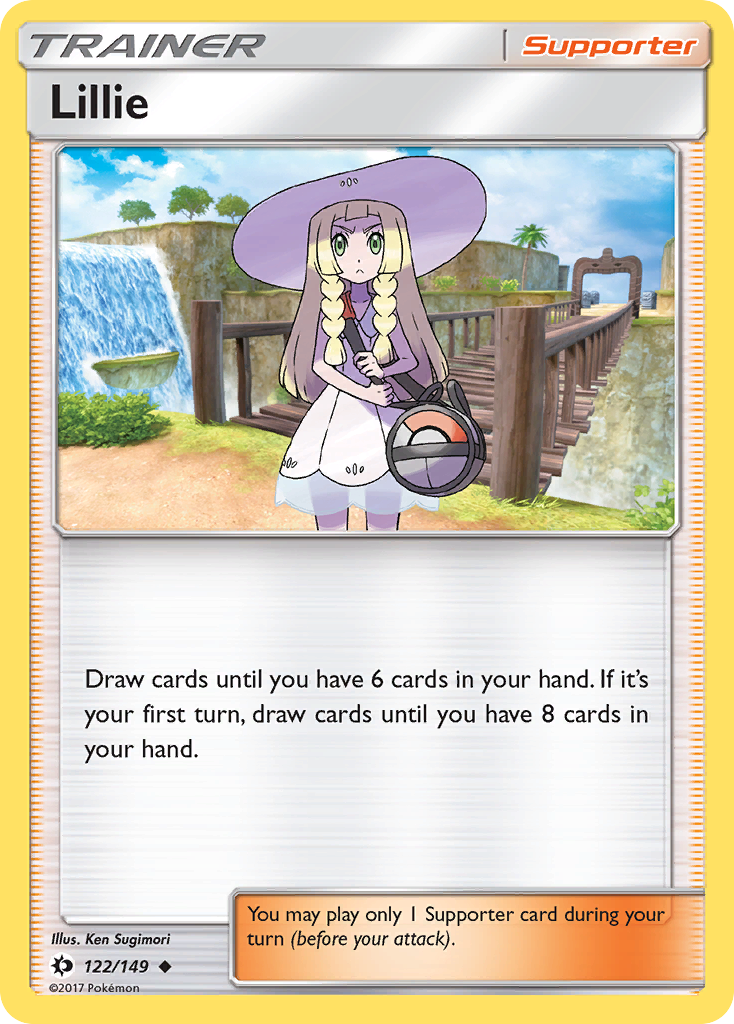 Lillie (122/149) [Sun & Moon: Base Set] | Exor Games Bridgewater