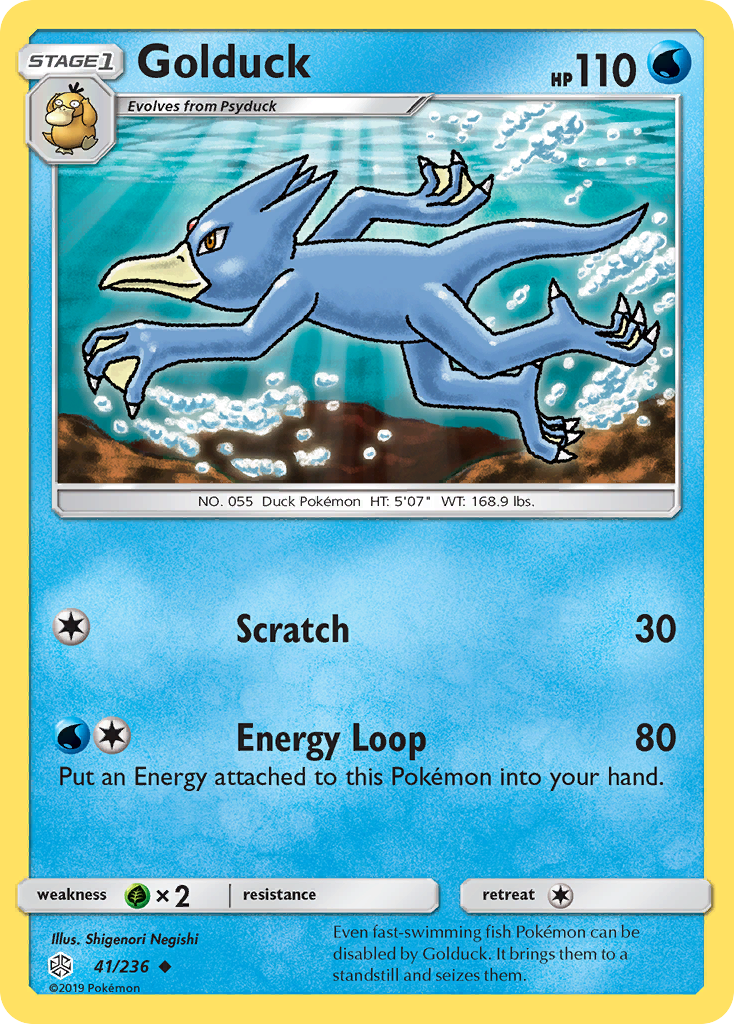 Golduck (41/236) [Sun & Moon: Cosmic Eclipse] | Exor Games Bridgewater