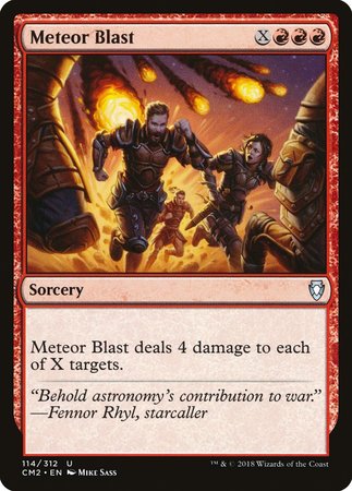 Meteor Blast [Commander Anthology Volume II] | Exor Games Bridgewater