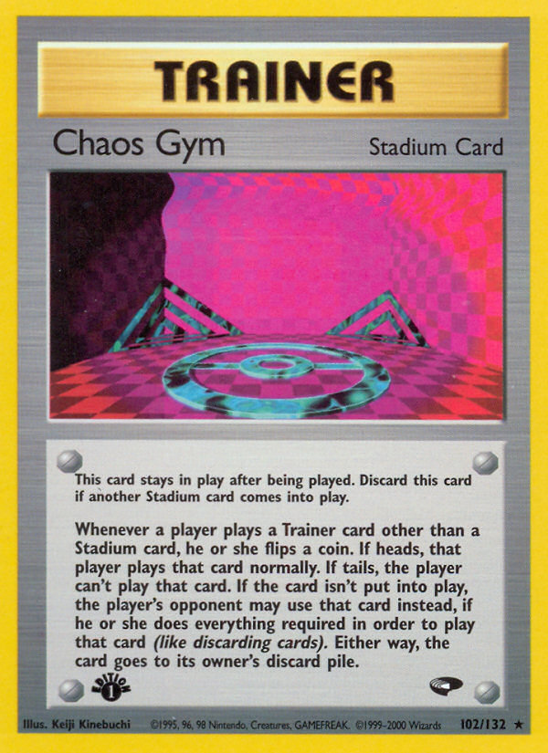 Chaos Gym (102/132) [Gym Challenge 1st Edition] | Exor Games Bridgewater