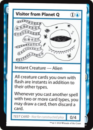 Visitor from Planet Q (2021 Edition) [Mystery Booster Playtest Cards] | Exor Games Bridgewater