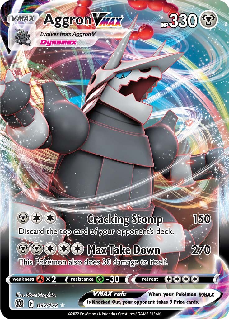 Aggron VMAX (097/172) [Sword & Shield: Brilliant Stars] | Exor Games Bridgewater