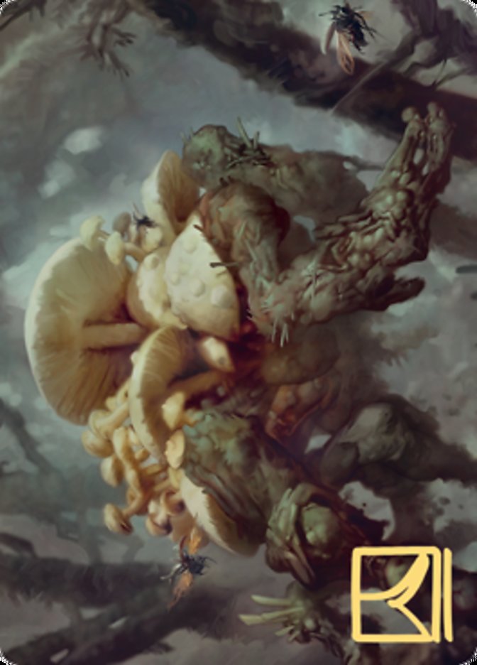 Swarm Shambler Art Card (Gold-Stamped Signature) [Zendikar Rising Art Series] | Exor Games Bridgewater