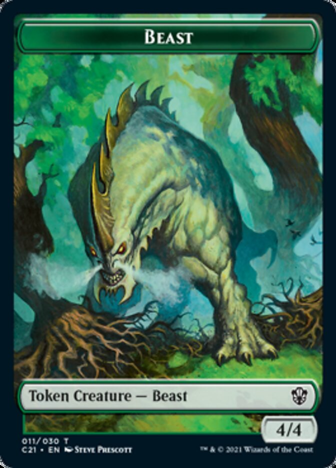 Beast (011) // Insect Token [Commander 2021 Tokens] | Exor Games Bridgewater