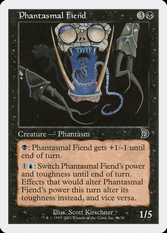 Phantasmal Fiend (Black Background) [Deckmasters] | Exor Games Bridgewater